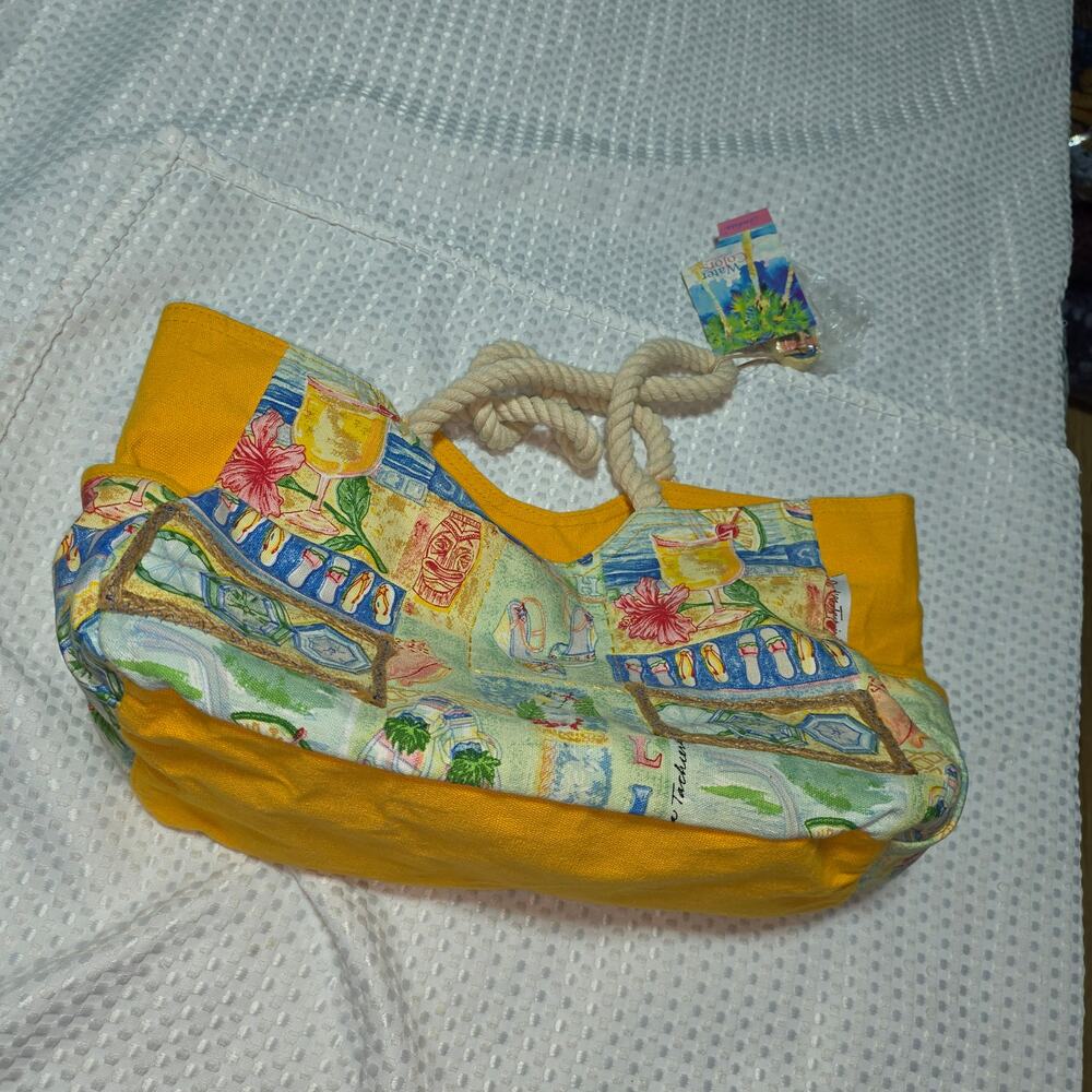 ANDREA WATER COLORS COLLECTION TOTE BAG